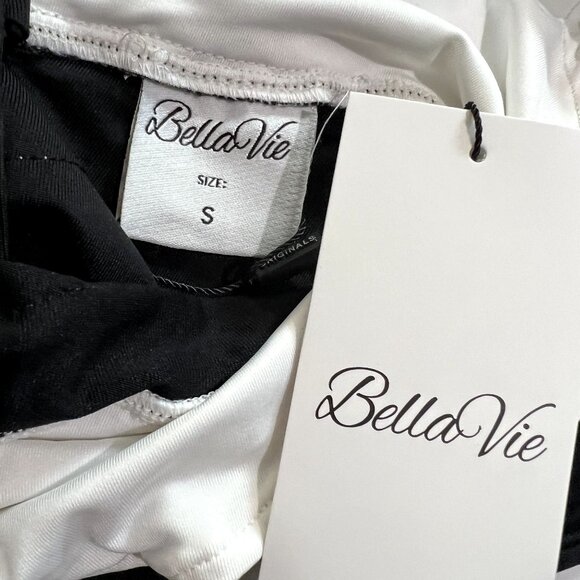 Bella Vie Isabella Maxi Dress in Black/White - Picture 6 of 6